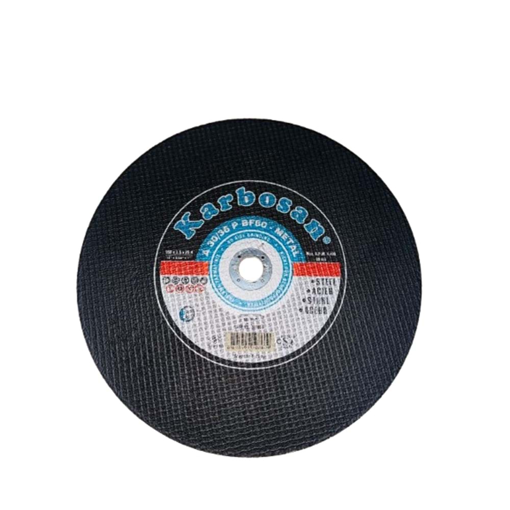 KARBOSAN KESİCİ TAŞ METAL 350*3,5MM A30/36-P-BF80