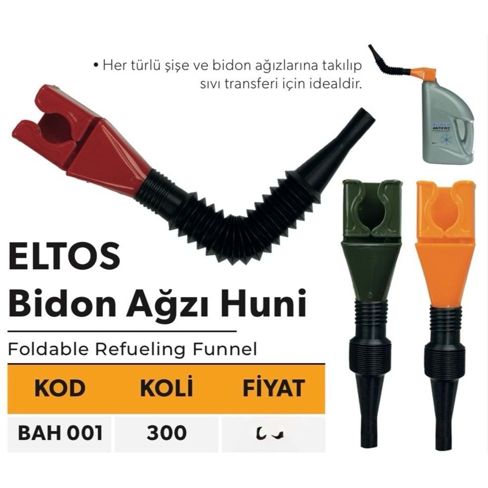 ELTOS BİDON AĞZI HUNİ