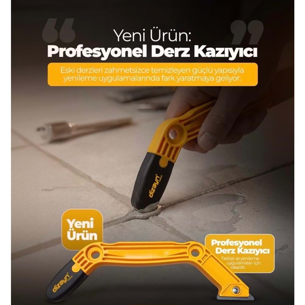 DİZAYN PRO DERZ KAZIYICI