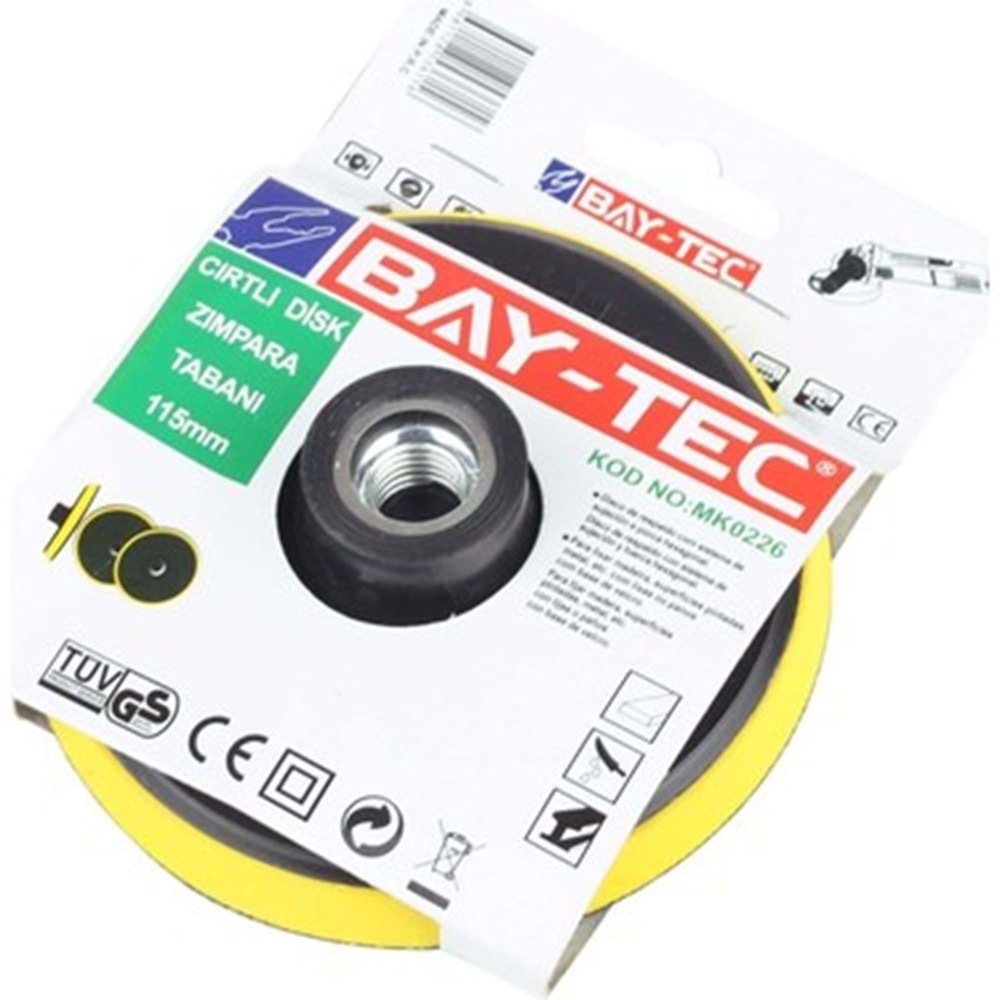 BAYTEC DİSK ALTI CIRTLI 180MM MK0228