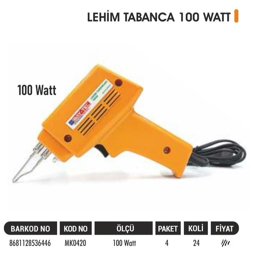 BAYTEC HAVYA 100W TABANCA MODEL MK0420