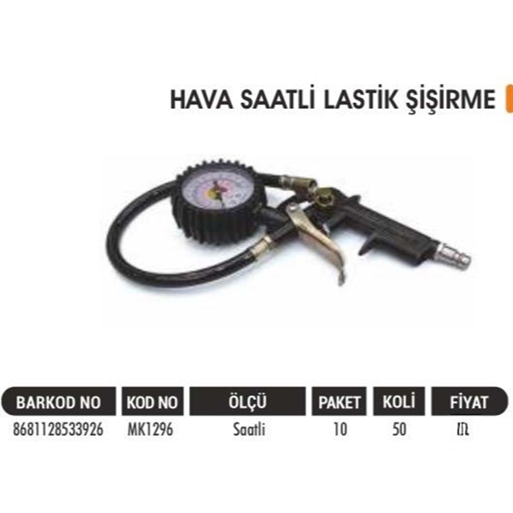 BAYTEC TABANCA HAVA SAATLİ MK1296