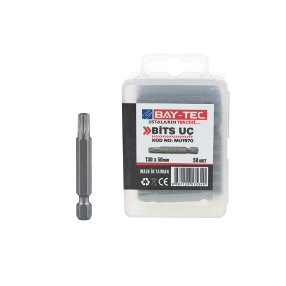 BAYTEC BİTS UÇ T30 *50MM MU1970