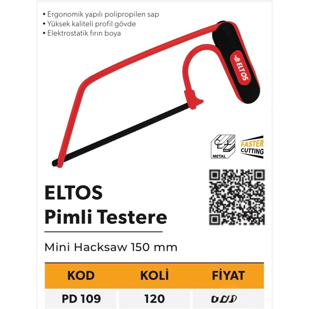 ELTOS PİMLİ TESTERE 150MM
