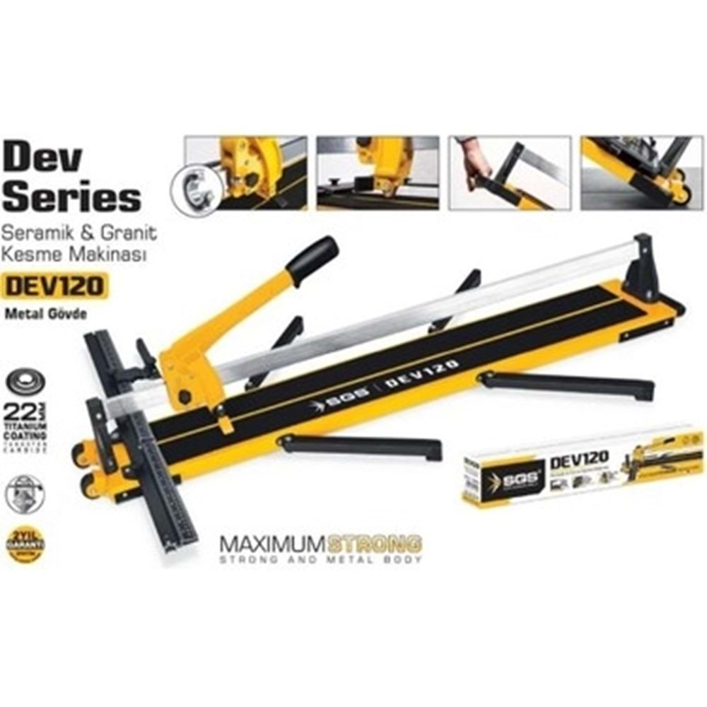 SGS SERAMİK KESME MAKİNESİ 120MM METAL GÖVDE
