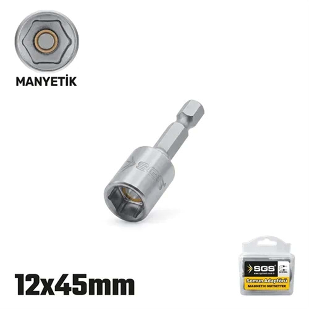 SGS MANYETİK SOMUN ADAPTÖRÜ 12*45