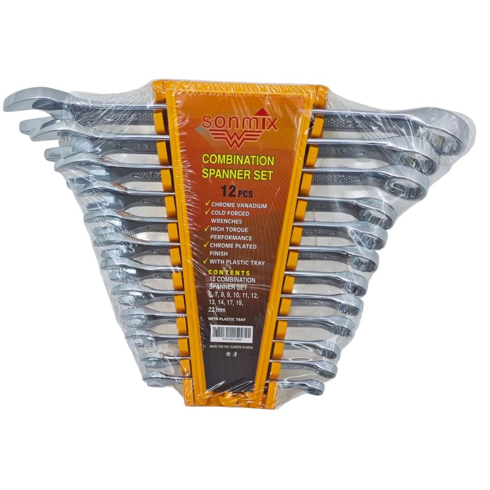 SONMİX ANAHTAR SET 8Lİ KOMBİNE