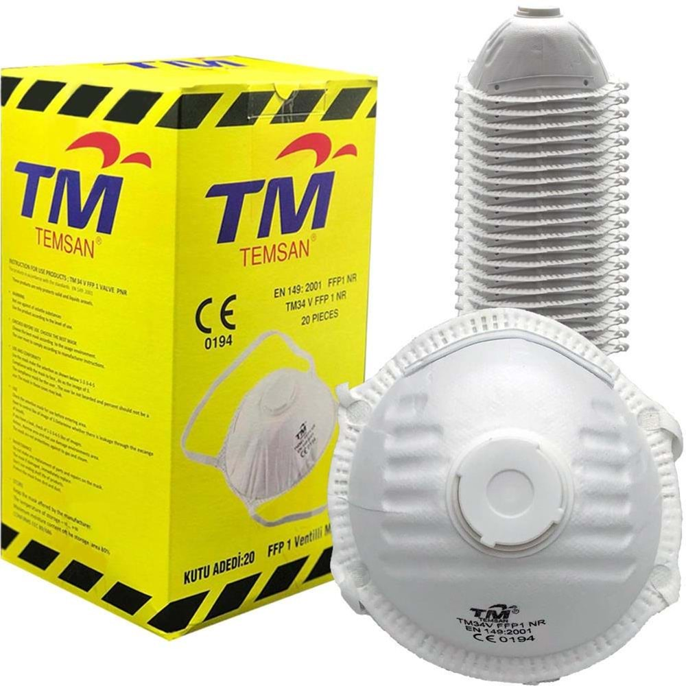 MASKE TOZ VENTİLLİ TM