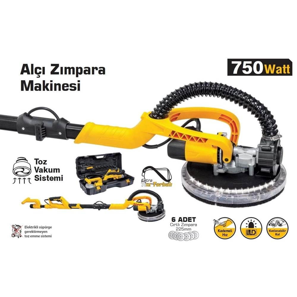 SGS ZIMPARA MAKİNMESİ ALÇI 750 WATT SGS5200