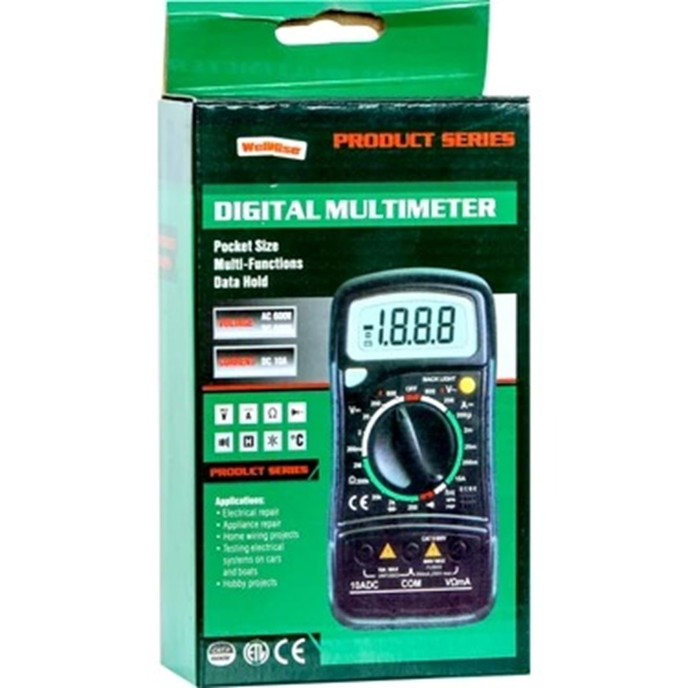 DİJİTAL ÖLÇÜ ALETİ AOMETRE WELLHİSE