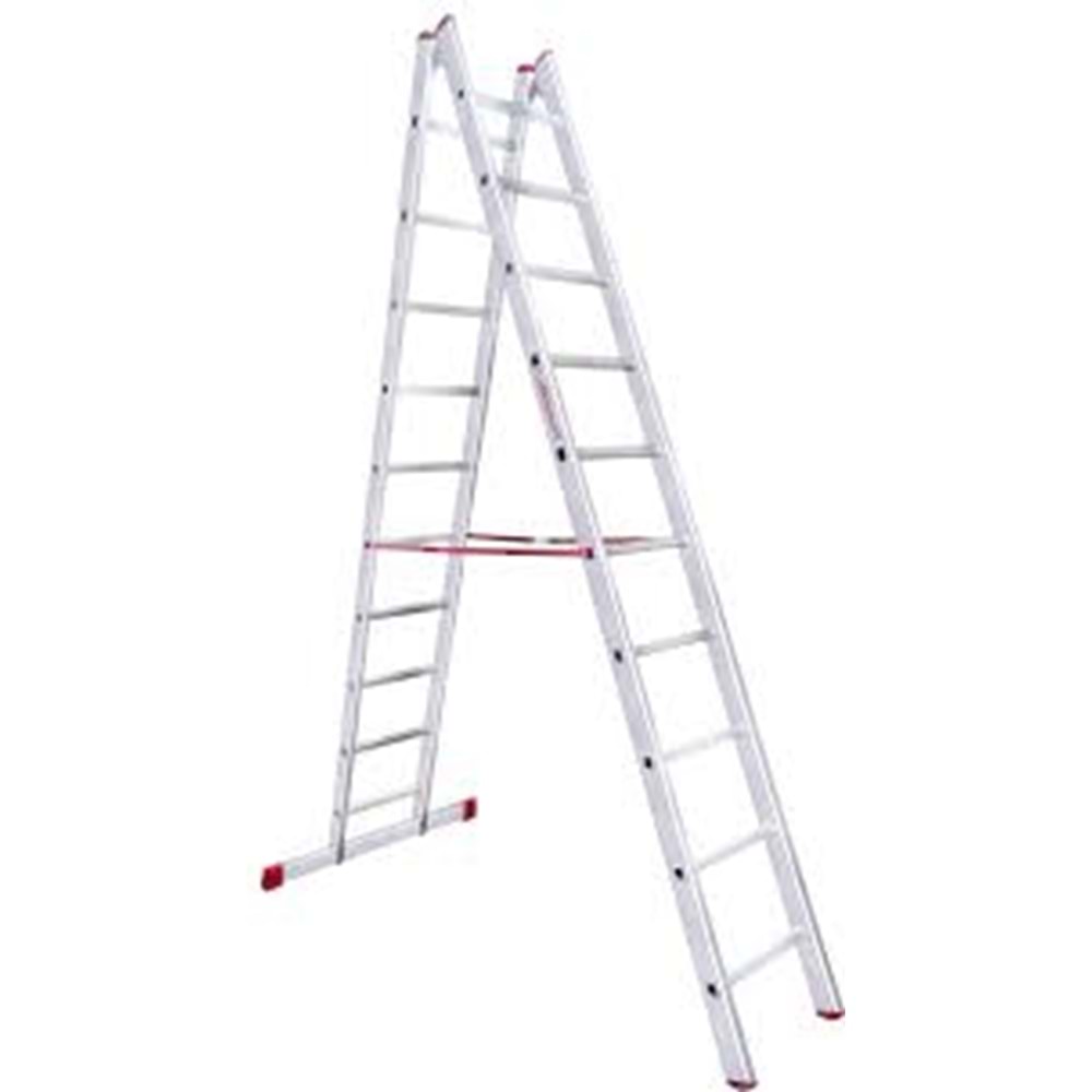 MERDİVEN ALÜMİNYUM A TİPİ 2X4+1=9MT
