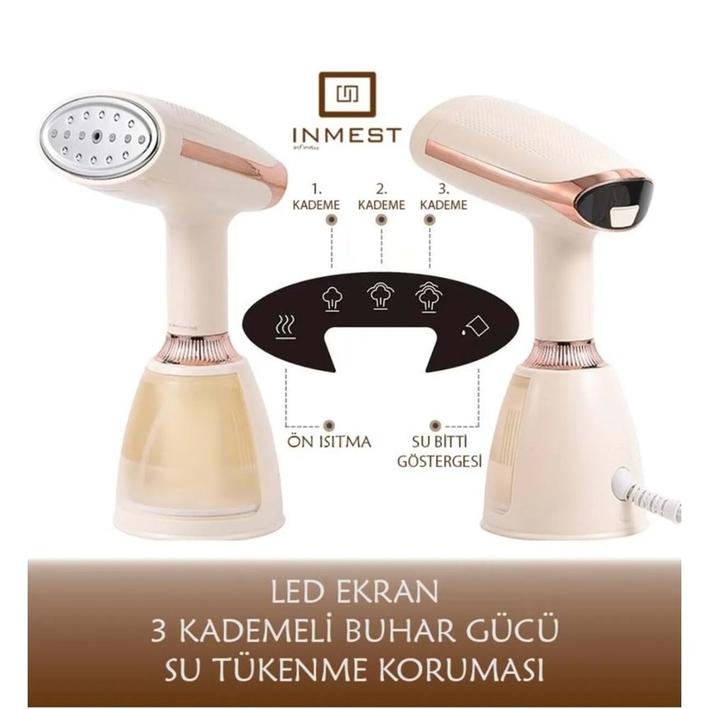 İNMEST BUHARLI KIRIŞIK GİDERİCİ ÜTÜ