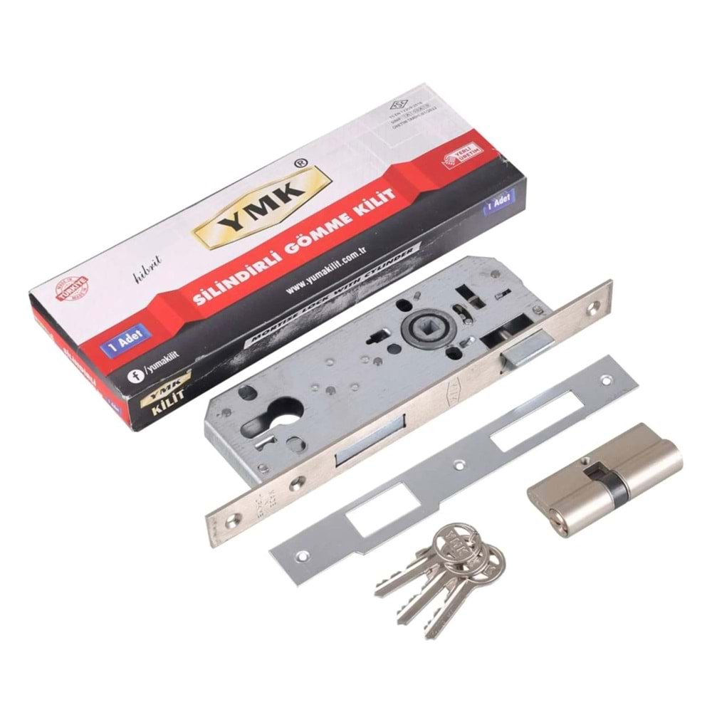 YMK KAPI KİLİT SİLİNDİRLİ 25MM BARELLİ