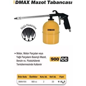DMAX MAZOT TABANCASI
