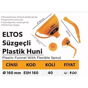 ELTOS HUNİ BÜYÜK 160MM