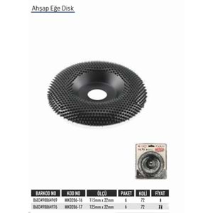 BAYTEC AHŞAP EĞE DİSK 115MMX22MM