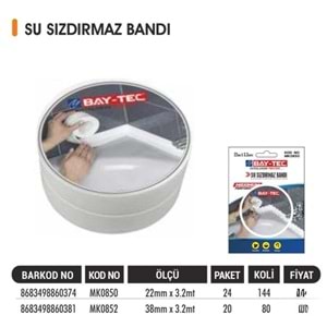 BAYTEC BANT SIZDIRMAZ 38MM*3,2M MK0852