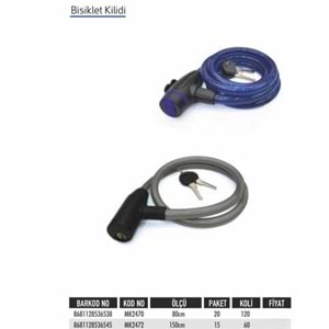 BAYTEC BİSİKLET KİLİDİ 80CM