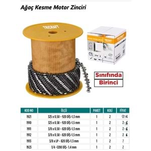 MEŞEM AĞAÇ KESME MOTOR ZİNCİRİ 325X0,50-920 DİŞ