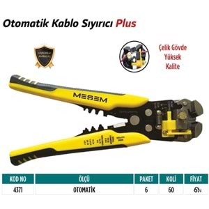 MEŞEM OTOMATİK KABLO SIYIRICI