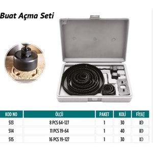 MEŞEM BUAT AÇMA SETİ 16PCS