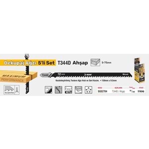 SGS DEKOBAJ AĞZI AHŞAP T344D UZUN