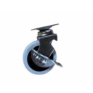 ELTOS TEKER GRİ 50MM FRENLİ