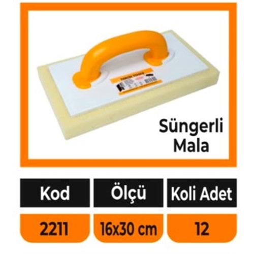 TERCİH SÜNGERLİ MALA (16*30)