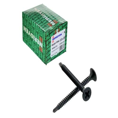 MERİDYEN ALÇIPAN VİDA MAT.UÇ 3,5X25MM (P1000)