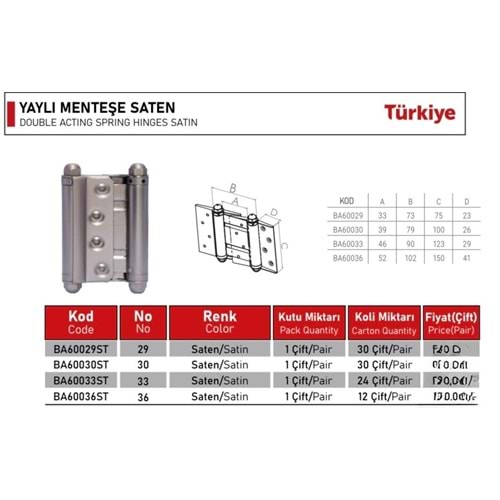 MENTEŞE KOVBOY YAYLI SATEN NO 33 ADET (P2)