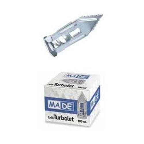 MADE ÇELİK TURBOLET DÜBEL 28MM 100AD