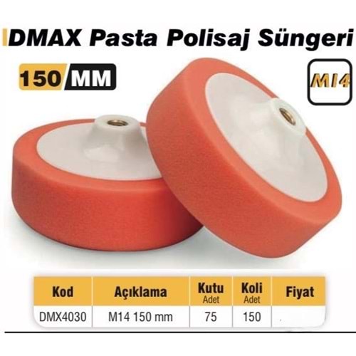 DMAX PASTA POLİSAJ SÜNGERİ