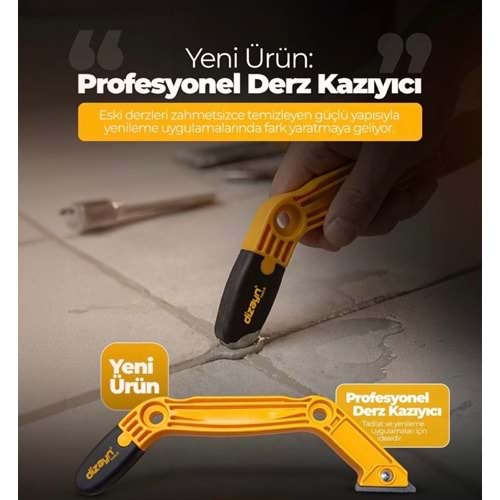 DİZAYN PRO DERZ KAZIYICI