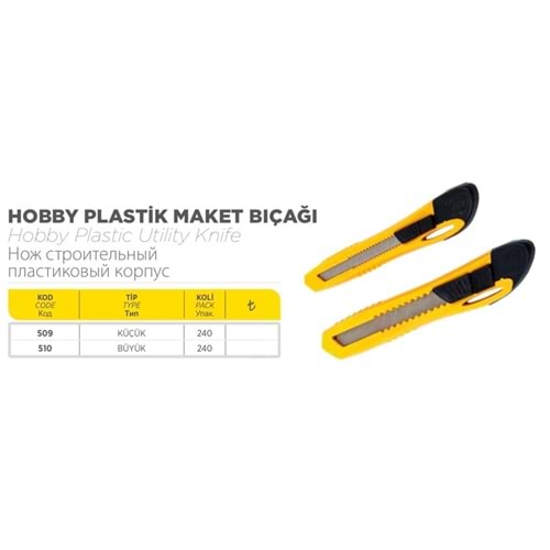 DİZAYN MAKET BIÇAĞI HOBY PLS KOD:510