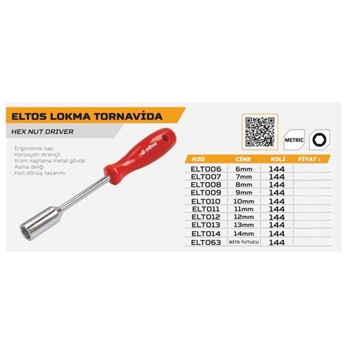 ELTOS LOKMA TORNOVİDA 10MM
