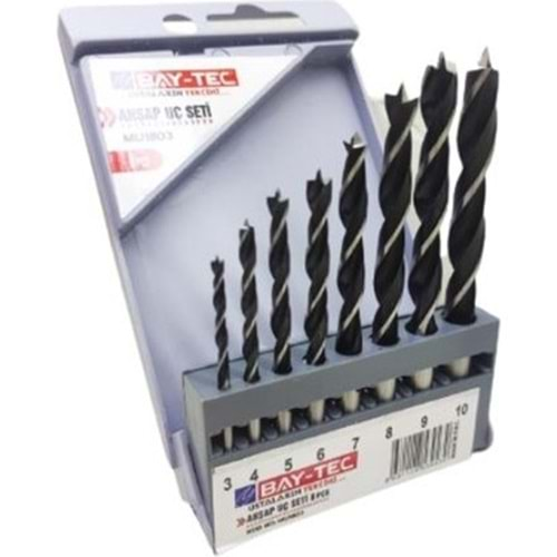 BAYTEC 8PCS AHŞAP UÇ SETİ MU1803