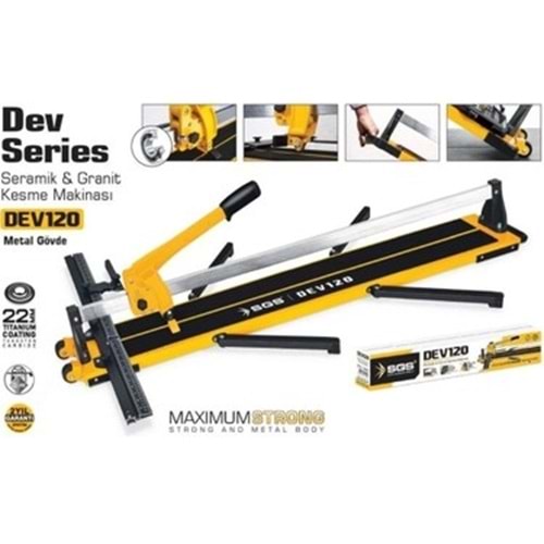 SGS SERAMİK KESME MAKİNESİ 120MM METAL GÖVDE