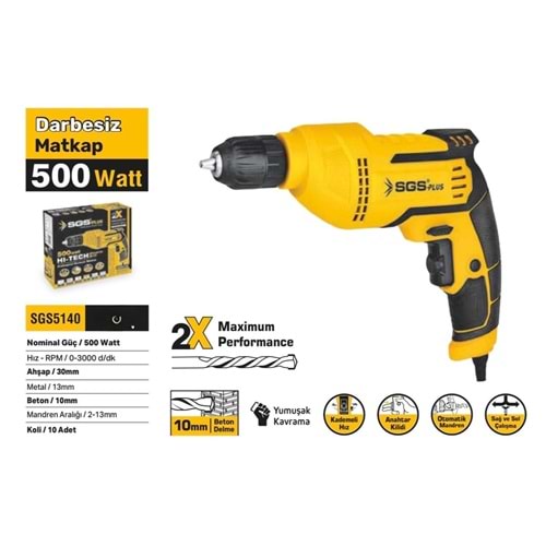 SGS- MATKAP DARBESİZ 500WATT