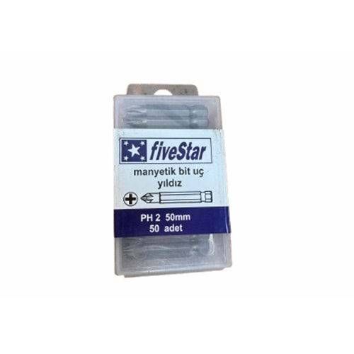 FİVESTAR BİTS UÇ YILDIZ PH-2*50MM (P50)