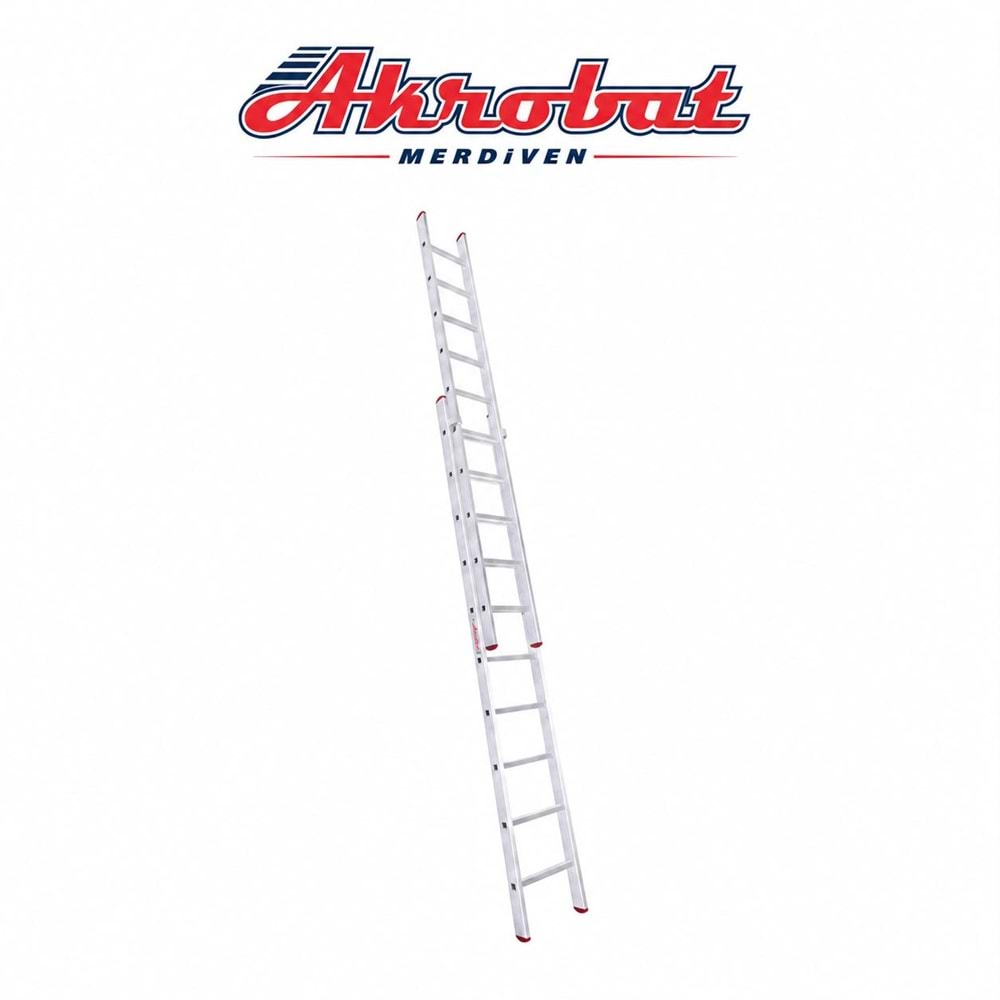 AKROBAT MERDİVEN ALÜMİNYUM SÜRGÜLÜ 2X2,5 5MT