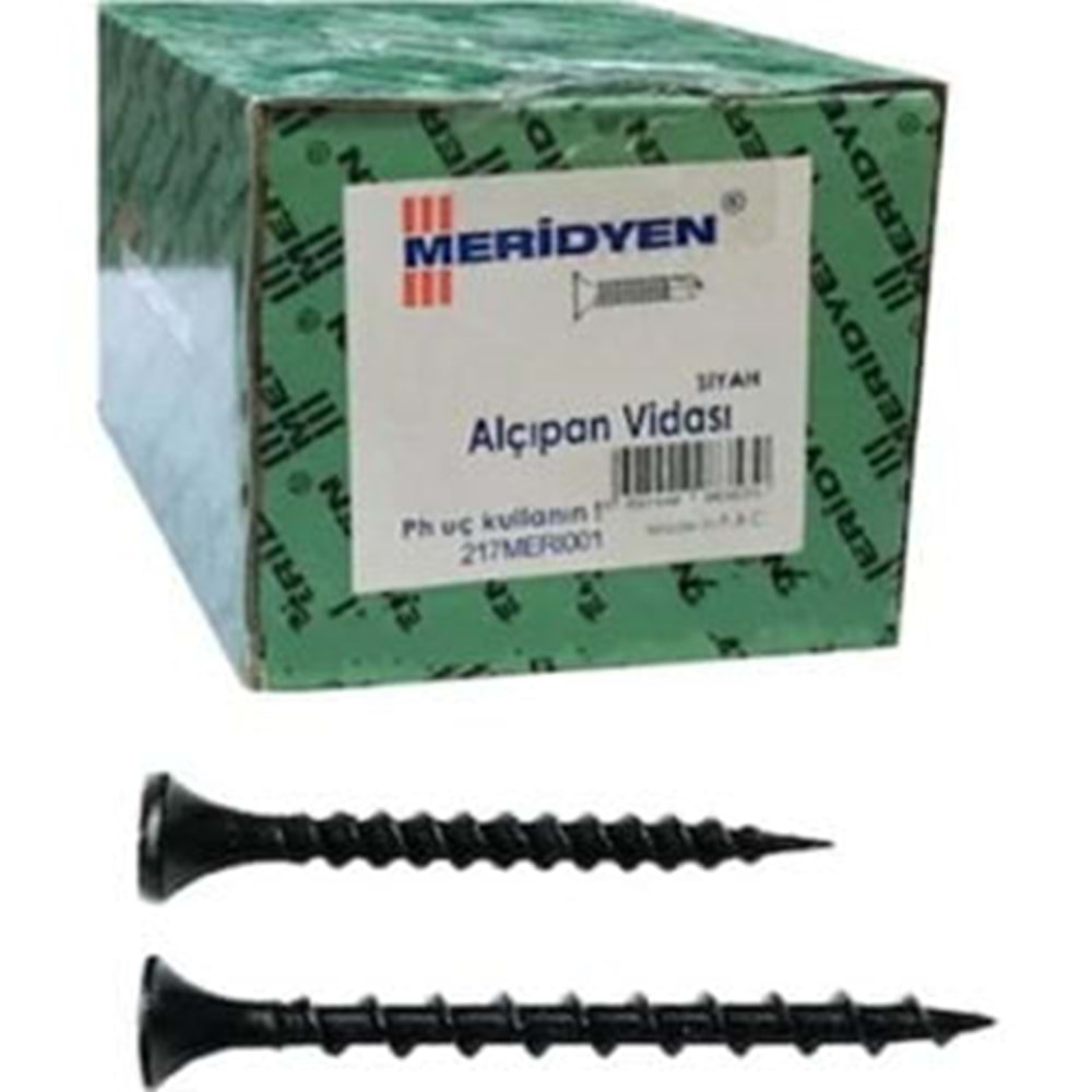 MERİDYEN ALÇIPAN VİDA SEY.DİŞ 3,5X35MM (P1000)