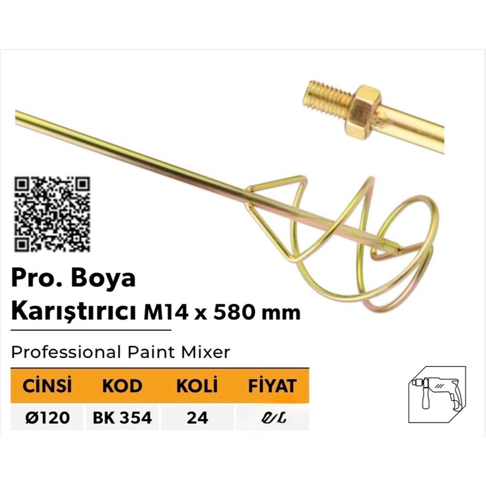ELTOS BOYA KARIŞTIRICI M14*580MM