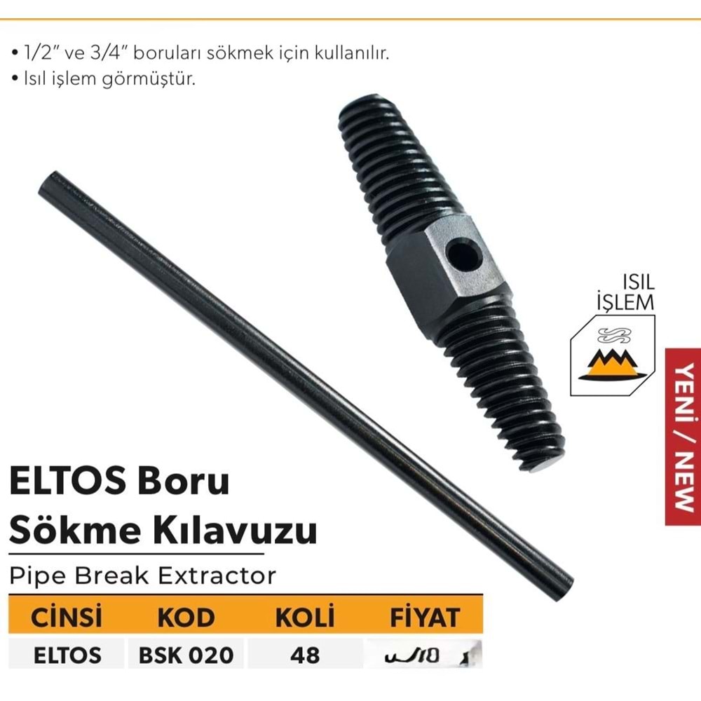 ELTOS BORU SÖKME KLAVUZU
