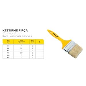 DİZAYN FIRÇA NO 1,5 KESTİRME (P12) KOD:437