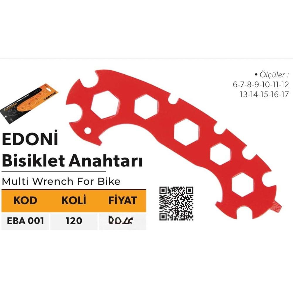 ELTOS EDONİ BİSİKLET ANAHTARI