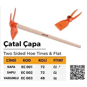 ELTOS ÇATAL ÇAPA SAPLI