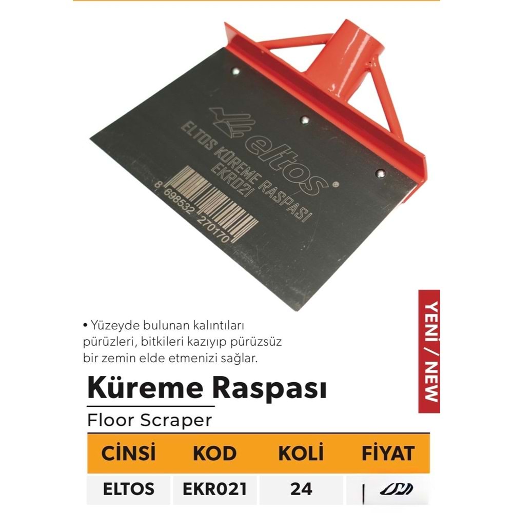 ELTOS BAHÇE KÜREME RASPASI