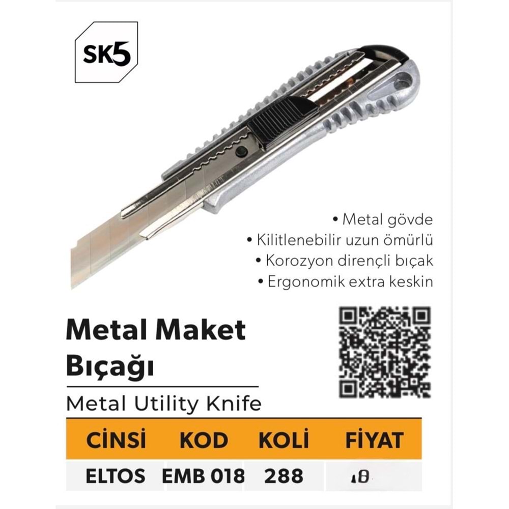 ELTOS METAL MAKET BIÇAĞI
