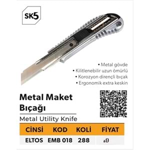 ELTOS METAL MAKET BIÇAĞI
