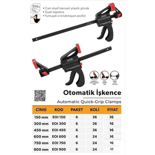 ELTOS OTOMATİK İŞKENCE 300MM